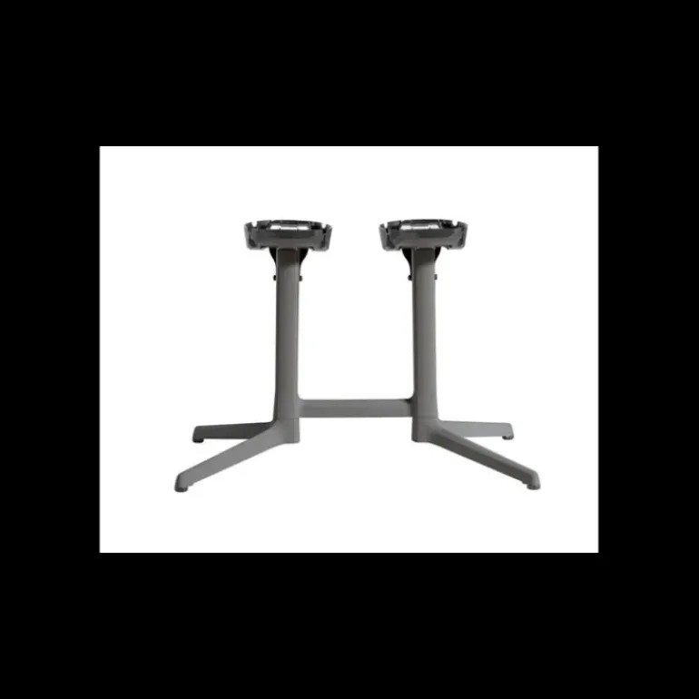 Pied de Table Double Anthracite X 2.0 Grosfillex