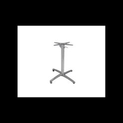 Pied de Table en Métal Epoxy Grise Koné Lyrose