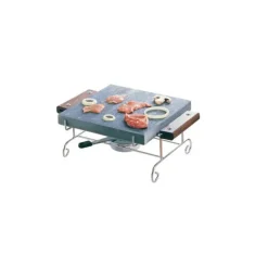 Pierre à Griller Naturelle 25x25x3 cm Sans support