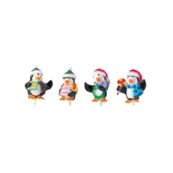 Pingouins Noël sur pique x50