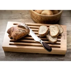 Planche à Pain Ramasse Miettes 41,2 x 22,8 cm Acacia Déglon