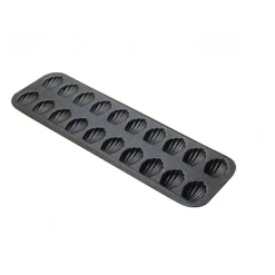 Plaque 20 Madeleines de 4,2 cm anti-adhésif