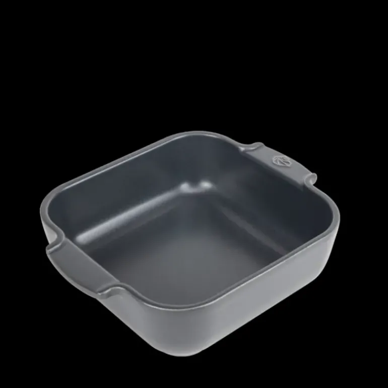 Plat à Four Carré en Céramique Appolia 21 cm Ardoise Peugeot