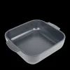 Plat à Four Carré en Céramique Appolia 28 cm Ardoise Peugeot