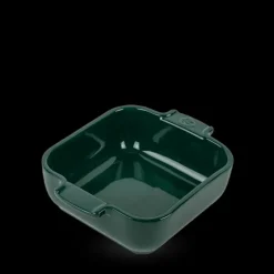 Plat à Four Carré en Céramique Appolia 18 cm Vert Forêt Peugeot