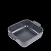 Plat à Four Carré en Céramique Appolia 18 cm Ardoise Peugeot