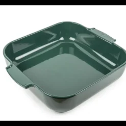 Plat à Four Carré en Céramique Appolia 36 cm Vert Forêt Peugeot