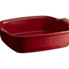 Plat à Four Carré en Céramique 28 x 24 cm Grand Cru Emile Henry