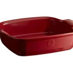 Plat à Four Carré en Céramique 28 x 24 cm Grand Cru Emile Henry