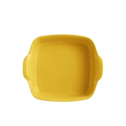 Plat à Four Carré en Céramique 28 x 24 cm Provence Emile Henry