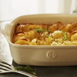 Plat à Four Carré en Céramique 28 x 24 cm Provence Emile Henry