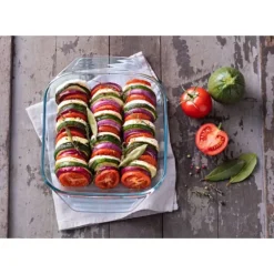 Plat à Four en Verre Carré 29 x 23 cm 2,3 L Irrésistible Pyrex