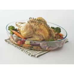 Plat à Four en Verre Ovale 35 x 24 cm 3 L Classic Pyrex