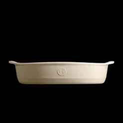 Plat à Four Ovale en Céramique 36,5 x 22,5 cm Argile Emile Henry