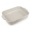 Plat à Four Rectangulaire en Céramique Appolia 40 cm Ecru Peugeot