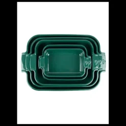 Plat à Four Rectangulaire en Céramique Appolia 22 cm Vert Forêt Peugeot