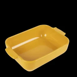 Plat à Four Rectangulaire en Céramique Appolia 25 cm Jaune Safran Peugeot