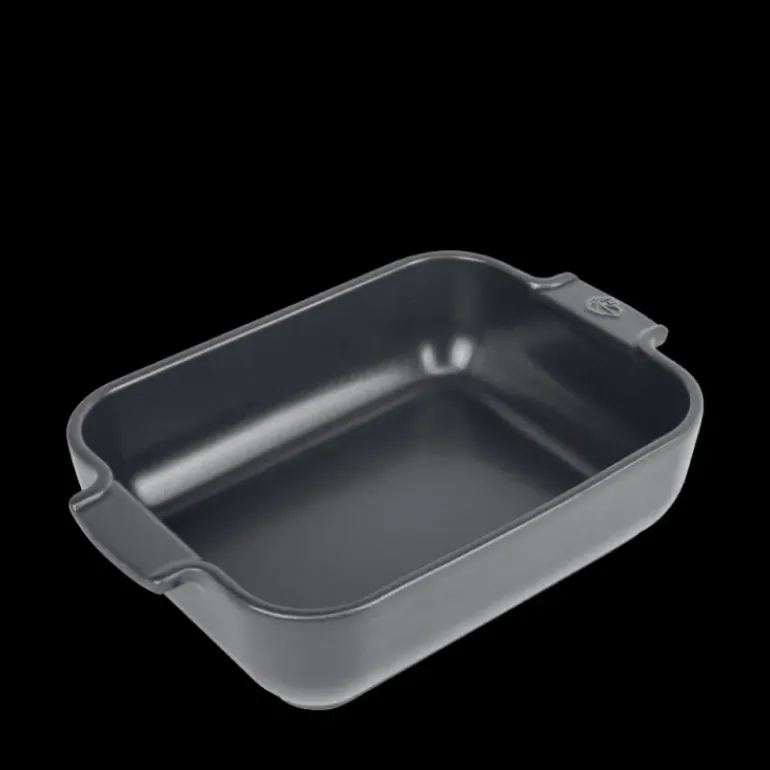 Plat à Four Rectangulaire en Céramique Appolia 25 cm Ardoise Peugeot