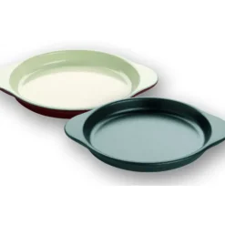 Plat à Oeuf Rond Rouge Ø 16 cm en Fonte émaillée