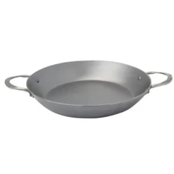 Plat à paella à 2 anses inox 32 cm Minéral B Element de Buyer