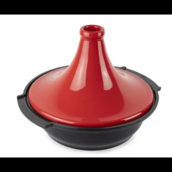 Plat à Tajine en Aluminium Revêtement Céramique 30 cm Rouge Peugeot