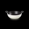 Plat Balti En Fonte Rond 24 cm Meringue Le Creuset