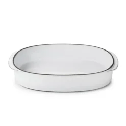 Plat Oblong Blanc Cumulus 34 x 25 cm Caractère Culinaire Revol
