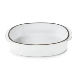 Plat Oblong Blanc Cumulus 16 x 11 cm Caractère Culinaire Revol