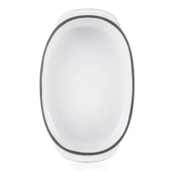 Plat Oblong Blanc Cumulus 16 x 11 cm Caractère Culinaire Revol