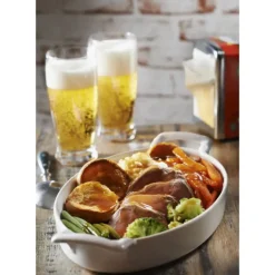 Plat Ovale Noir 28x19 cm Belle Cuisine Revol