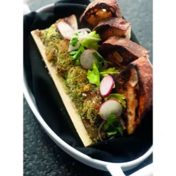 Plat Ovale Noir 28x19 cm Belle Cuisine Revol