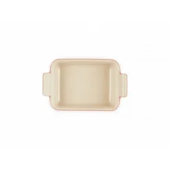 Plat Rectangulaire Héritage en Céramique 19 cm Cerise Le Creuset Tradition