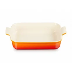Plat Rectangulaire Héritage en Céramique 32 cm Volcanique Le Creuset Tradition