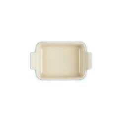 Plat Rectangulaire Héritage en Céramique 26 cm Azur Le Creuset Tradition