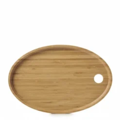Plateau pour Assiette Ovale Bambou 36,5 x 25 cm Basalt Revol
