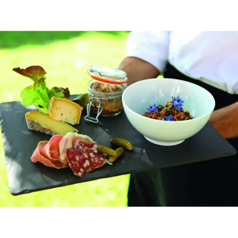 Plateau Rectangulaire Ardoise 40 x 30 cm Basalt Revol