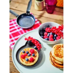 Poêle à Blinis Tôle Bleue Ø 12 cm Blue Carbon De Buyer