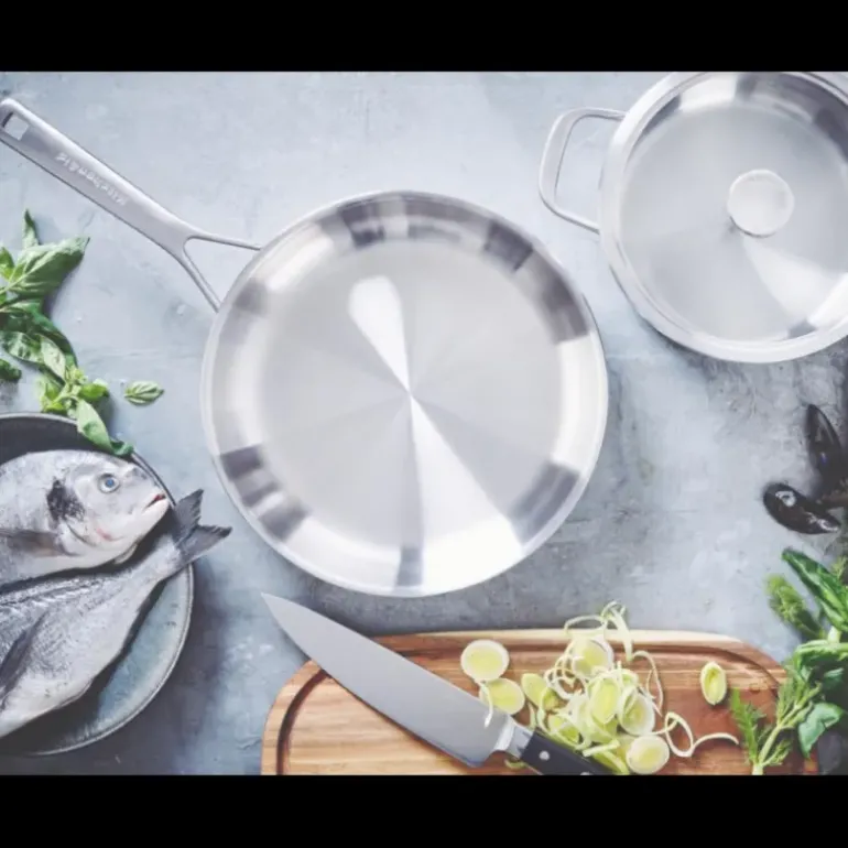 Poêle à Frire Inox 28cm KitchenAid