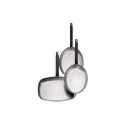 Poêle à Poisson Carbone Plus 36 cm, Ovale, De Buyer, Tôle Acier