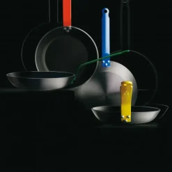 Poêle Antiadhésive ø32 cm HACCP Jaune Choc Resto Induction De Buyer