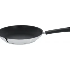 Poêle Mutine Ø 24 cm Manche Fixe Anti-Adhésive Inox Cristel