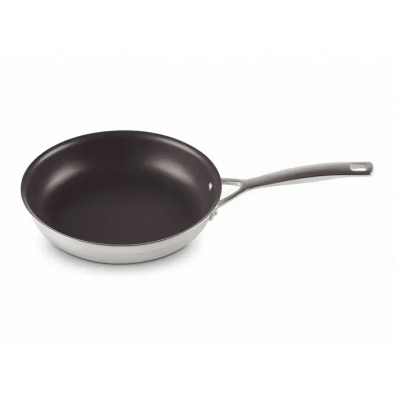 Poêle Profonde en Inox Anti-Adhésif 24 cm Le Creuset
