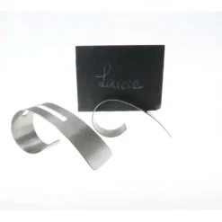 Porte-noms inox Arabesque avec ardoises par LeBrun (x6)