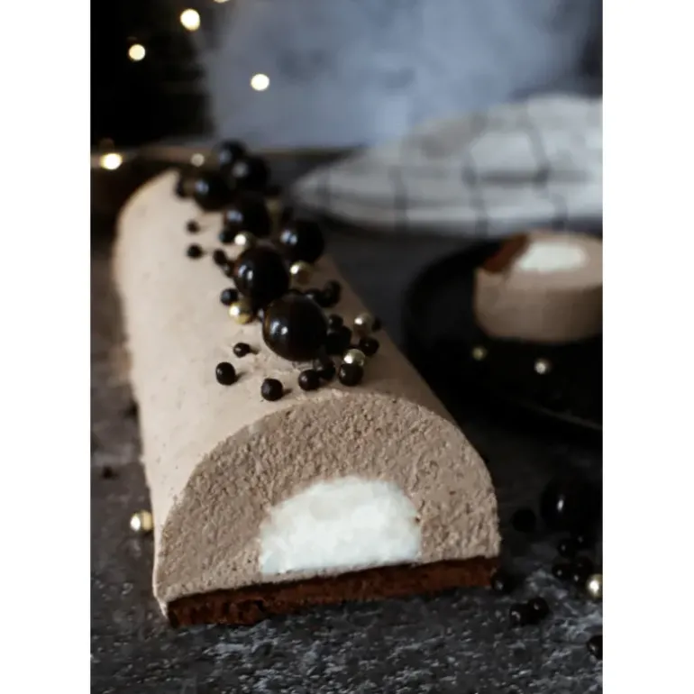 Pot de Décors en Perles Or et Chocolat Noir 50 g ScrapCooking