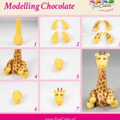 Poudre comestible Chocolat au lait 1,5 g FunCakes