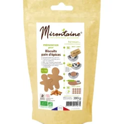Préparation Biscuit Pain d'Épice Bio 280 g Mirontaine