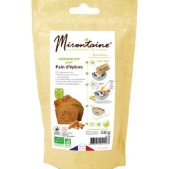 Préparation Pain d'Épice Bio 330 g Mirontaine