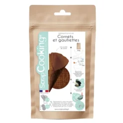 Préparation pour Gaufrettes et Cornets Chocolat 260 g Scrapcooking