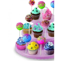 Présentoir à Cupcakes Plastique Ø 30 cm x H 24 cm Ibili