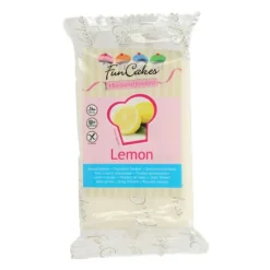 Pâte à Sucre Blanche goût Citron 250g Funcakes